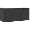 vidaXL fekete ac&eacute;l TV-szekr&eacute;ny 99 x 39 x 44 cm