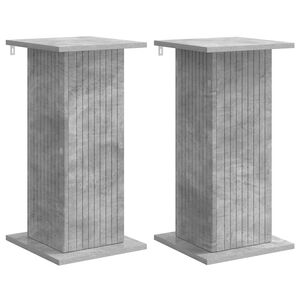 vidaXL N&ouml;v&eacute;ny&aacute;llv&aacute;ny 2 pcs Betonsz&uuml;rke 30,5 x 30 x 60,5 cm Szerelt Fa