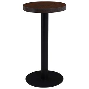 vidaXL s&ouml;t&eacute;tbarna MDF bisztr&oacute;asztal 40 cm