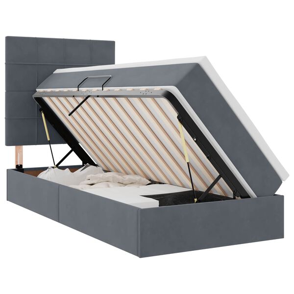 vidaXL &Aacute;gy t&aacute;rol&oacute;val &eacute;s matraccal S&ouml;t&eacute;tsz&uuml;rke 90 x 200 cm B&aacute;rsony