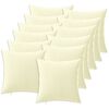 vidaXL P&aacute;rna p&aacute;rn&aacute;val HEERLEN 12 db Kr&eacute;msz&iacute;nű Poli&eacute;szter