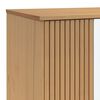 vidaXL OLDEN fehér és barna tömör fenyőfa gardrób 76,5 x 53 x 172 cm
