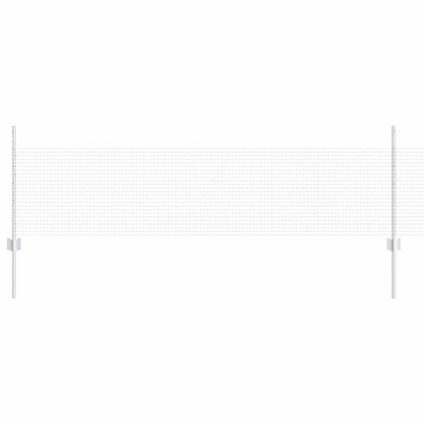 vidaXL Ker&iacute;t&eacute;s oszlopokkal Ez&uuml;st 0,5 x 100 m Ac&eacute;l