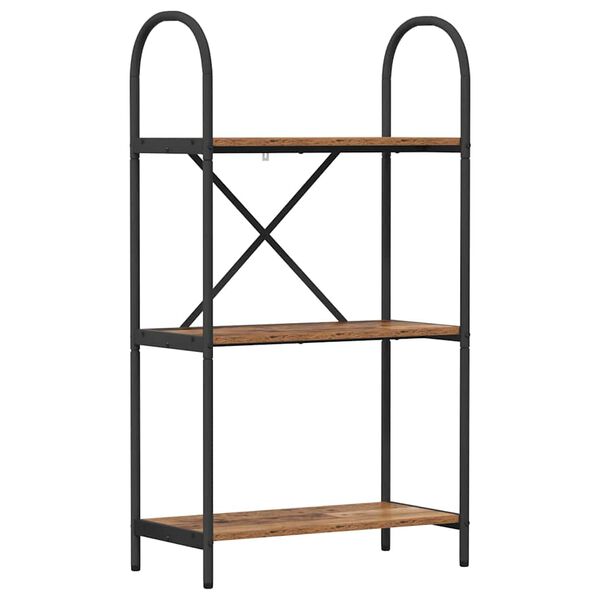 vidaXL K&ouml;nyvespolc &Ouml;reg fa 60 x 30 x 109 cm Faanyag