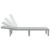 vidaXL szürke polipropilén napozóágy 159 x 57 x 83,5 cm