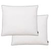 vidaXL 2 db feh&eacute;r toll- &eacute;s pehelyp&aacute;rna 70 x 60 cm