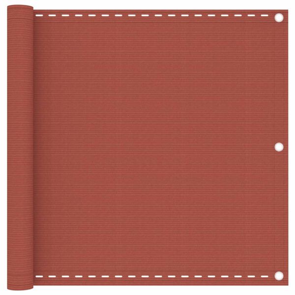 vidaXL terrakotta HDPE erkélytakaró 90 x 300 cm