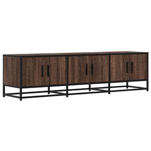 vidaXL barna t&ouml;lgy sz&iacute;nű szerelt fa &eacute;s f&eacute;m TV-szekr&eacute;ny 150x35x41 cm