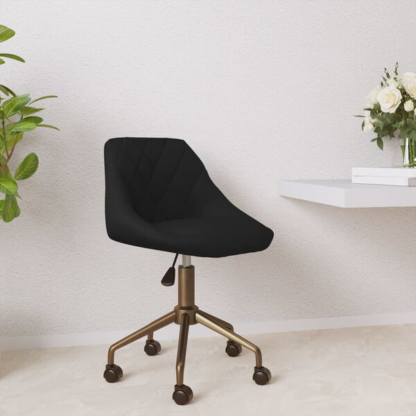 vidaXL fekete b&aacute;rsony forg&oacute; &eacute;tkezősz&eacute;k