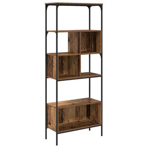 vidaXL K&ouml;nyvszekr&eacute;ny 7 szintes 76 x 33 x 188,5 cm Szerelt Fa &Ouml;reg fa