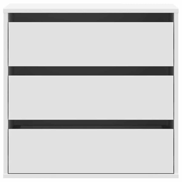 vidaXL feh&eacute;r szerelt fa fi&oacute;kos sarokszekr&eacute;ny 60 x 41 x 58 cm