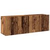 vidaXL 2 db antik fa sz&iacute;nű falra szerelhető TV-szekr&eacute;ny 60 x 30 x 41cm