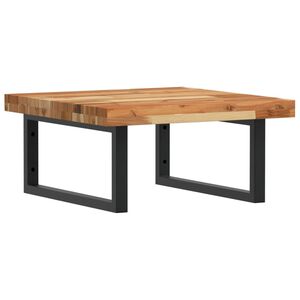 vidaXL ac&eacute;l &eacute;s t&ouml;m&ouml;r ak&aacute;cfa falra szerelhető mosd&oacute;polc