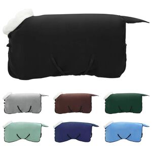 vidaXL L&oacute; Takar&oacute; Fekete 105 cm Pol&aacute;r fleece