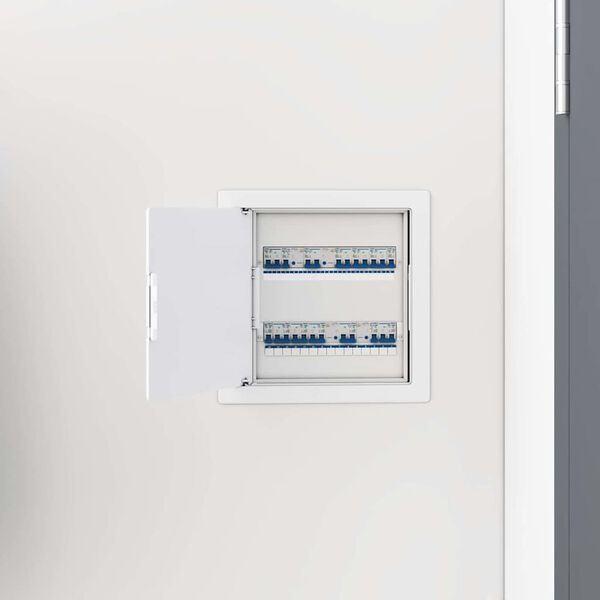 vidaXL Hozz&aacute;f&eacute;r&eacute;si Panelek 2 pcs Feh&eacute;r 20 x 20 cm ABS Műanyag