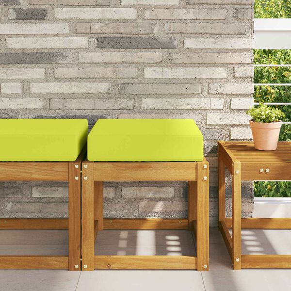 vidaXL K&uuml;lt&eacute;ri &uuml;lőp&aacute;rna Z&ouml;ld 40 x 40 x 8 cm 100% poli&eacute;szter