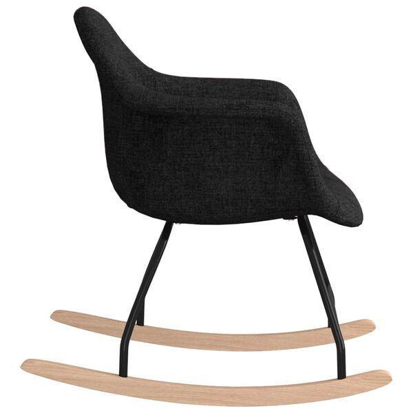 vidaXL fekete sz&ouml;vet hintasz&eacute;k