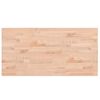 vidaXL t&ouml;m&ouml;r b&uuml;kkfa t&eacute;glalap alak&uacute; asztallap 100x50x2,5 cm