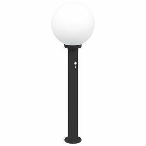 vidaXL szenzoros oszlopl&aacute;mpa 80 cm fekete IP44