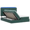 vidaXL LED t&aacute;rol&oacute;s &aacute;gy matraccal S&ouml;t&eacute;tz&ouml;ld 200 x 200 cm B&aacute;rsony