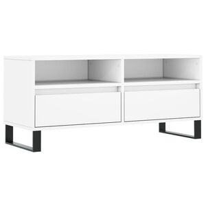 vidaXL feh&eacute;r szerelt fa TV-szekr&eacute;ny 100x34,5x44,5 cm