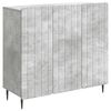 vidaXL Sz&eacute;f Betonsz&uuml;rke 89 x 34,5 x 82 cm Szerelt Fa