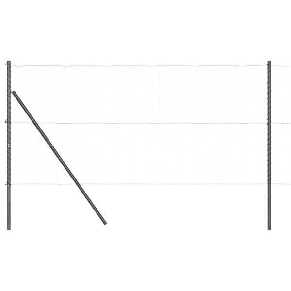 vidaXL Kerítésoszlop Egyéb 26 pcs Szürke 3,2 x 3,2 x 170 cm Acél