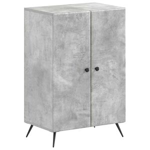 vidaXL Cipőszekr&eacute;ny BREDA 59,5 x 39,5 x 90 cm Szerelt Fa Betonsz&uuml;rke