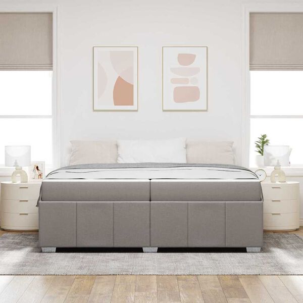 vidaXL &Aacute;gykeret matracmal T&oacute;psz&iacute;nű 200 x 200 cm sz&ouml;vet