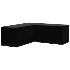 vidaXL L-alak&uacute; kerti b&uacute;tor huzat 12 fűzőlyukkal 250 x 250 x 90 cm