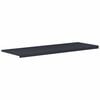 vidaXL Ablakp&aacute;rk&aacute;ny Antracit fa erezettel 120 x 50 x 4,5 cm PVC