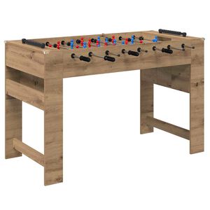 vidaXL Foci Asztal K&eacute;zműves T&ouml;lgy 125 x 60,5 x 80 cm Szerelt Fa