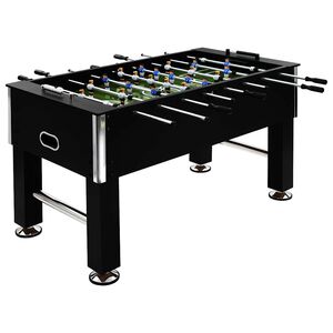 vidaXL fekete ac&eacute;l csocs&oacute;asztal 140 x 74,5 x 87,5 cm