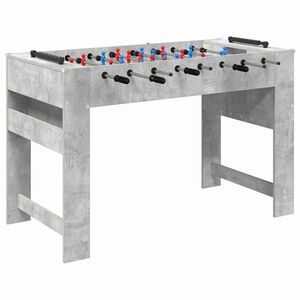 vidaXL Foci Asztal Beton Sz&uuml;rke 125 x 60,5 x 80 cm Szerelt Fa