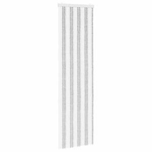 vidaXL Rovar F&uuml;gg&ouml;ny Chenille Vil&aacute;gossz&uuml;rke &eacute;s feh&eacute;r 56 x 200 cm