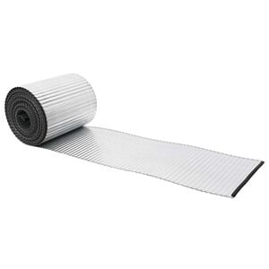 vidaxl Fűszeg&eacute;lyez&eacute;s 5 m x 10 cm Horganyzott Ac&eacute;l Ez&uuml;st