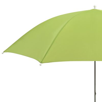 vidaXL 2 db zöld napernyő kempingszékhez 105 cm