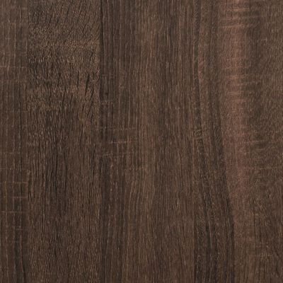 vidaXL barna tölgyszínű szerelt fa ágykeret fiókokkal 90 x 190 cm