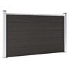 vidaXL fekete WPC ker&iacute;t&eacute;spanel 180 x 105 cm