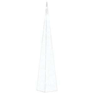 vidaXL dekorat&iacute;v hideg feh&eacute;r f&eacute;nyű LED-es akril f&eacute;nyk&uacute;p 90 cm