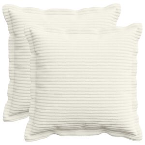 vidaXL P&aacute;rna huzat 2 db HOUTEN Kr&eacute;msz&iacute;nű 30 x 30 cm cord