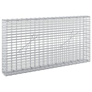 vidaXL Gabion 5 mm Dr&oacute;ttal &eacute;s 5x2,5 cm R&aacute;csos 100x10x50 cm