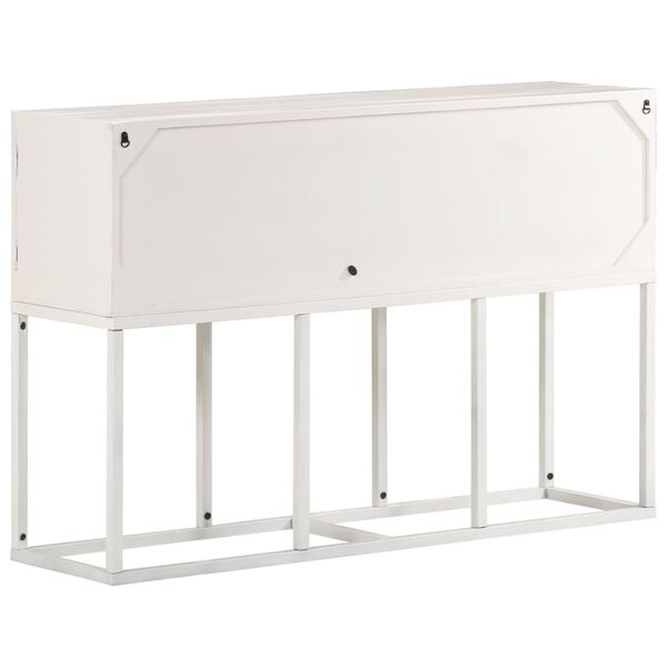 vidaXL tömör mangófa tálalószekrény 115 x 30 x 76 cm