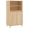 vidaXL sonoma t&ouml;lgysz&iacute;nű szerelt fa magasszekr&eacute;ny 60 x 36 x 110 cm