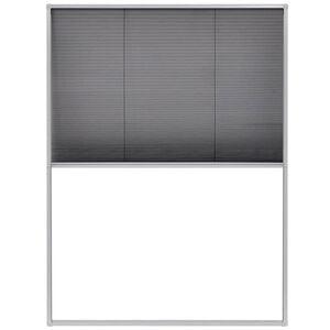 vidaXL plisz&eacute; ablak sz&uacute;nyogh&aacute;l&oacute; alum&iacute;niumb&oacute;l 60 x 80 cm