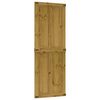 vidaXL Ist&aacute;ll&oacute;ajt&oacute; Corona M&eacute;zes Barna 80 x 210 cm T&ouml;m&ouml;r Fenyőfa