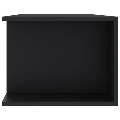 vidaXL fekete TV-szekrény LED-lámpákkal 135 x 39 x 30 cm