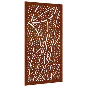 vidaXL lev&eacute;lmint&aacute;s corten ac&eacute;l kerti fald&iacute;sz 105 x 55 cm