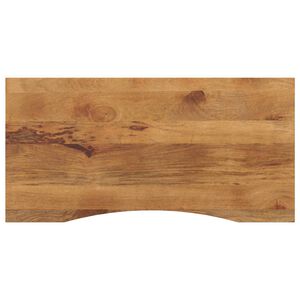 vidaXL t&ouml;m&ouml;r nyers mang&oacute;fa &iacute;ves asztallap 120 x 50 x 2,5 cm