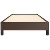 vidaXL barna műbőr ágykeret 80 x 200 cm